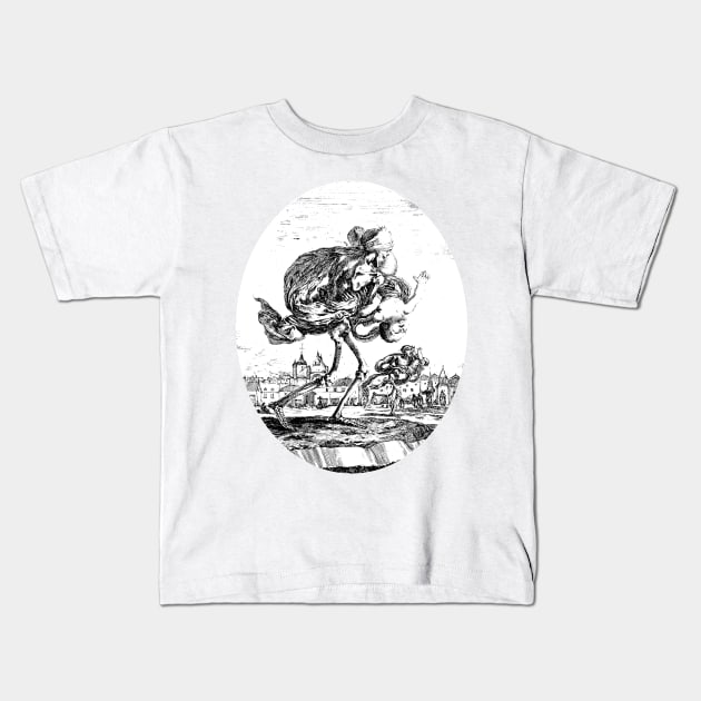 Death Carrying an Infant, from &#39;The five deaths&#39; - Stefano della Bella Kids T-Shirt by themasters